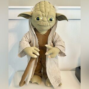 RARE Star Wars Plush Talking Yoda 26" Store Display 2013 Jumbo HTF Lucasfilm